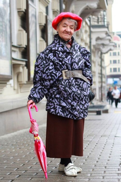 old lady fashion